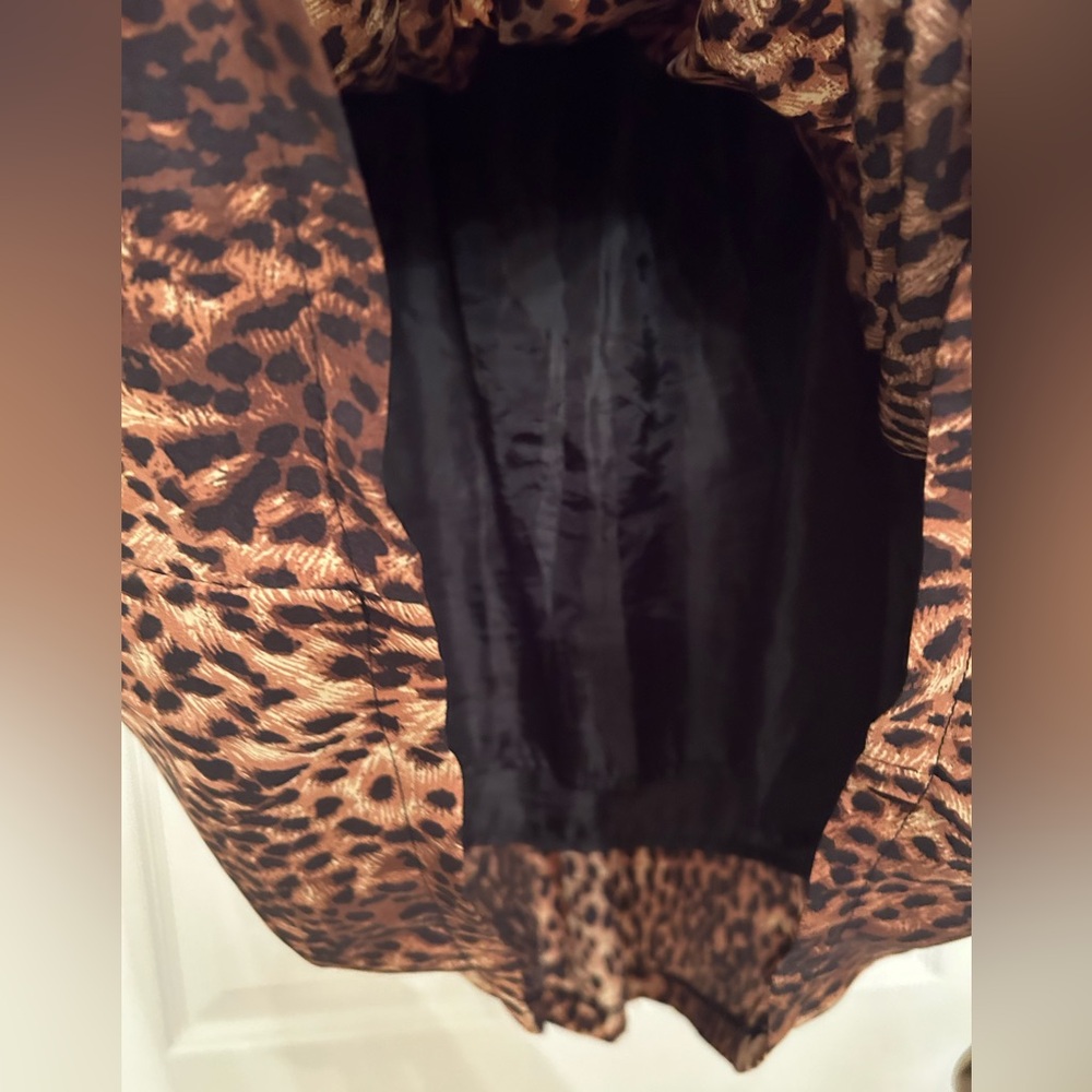 ZARA Woman Cheetah Print Dress Size L - Picture 5 of 6